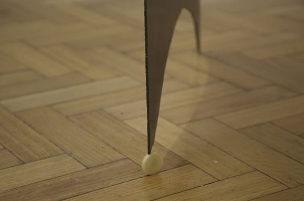 Susan Jacobs, Yield (oxhide), 2014 (detail)