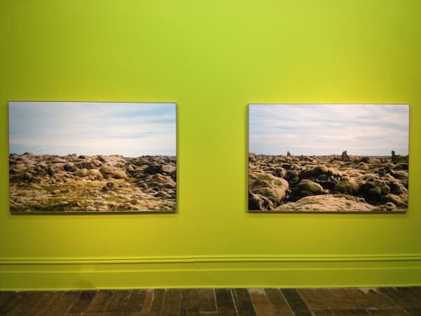 Sanja Pahoki, To The Centre of The Earth and Back (Iceland), 2012 Installation view