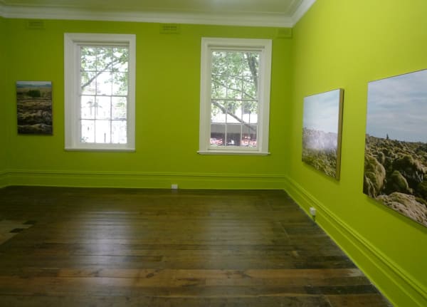 Sanja Pahoki, To The Centre of The Earth and Back (Iceland), 2012 Installation view