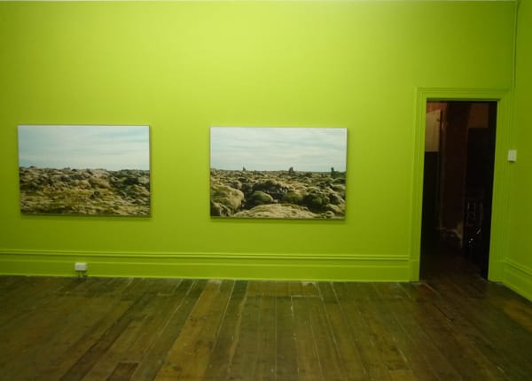 Sanja Pahoki, To The Centre of The Earth and Back (Iceland), 2012 Installation view