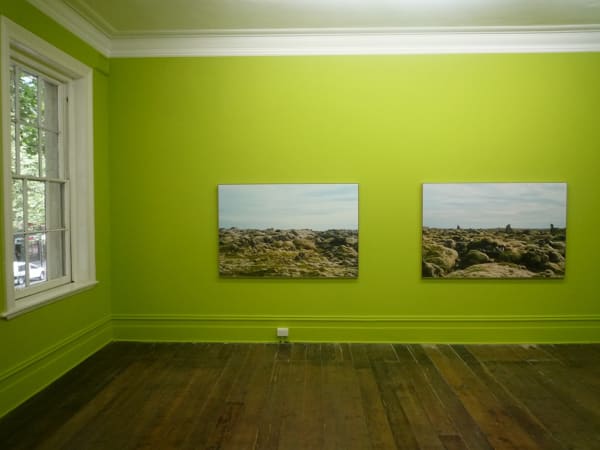 Sanja Pahoki, To The Centre of The Earth and Back (Iceland), 2012 Installation view