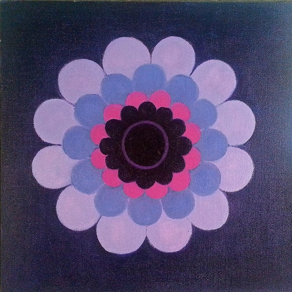 Kate Daw, Purple Flower (one), 2015