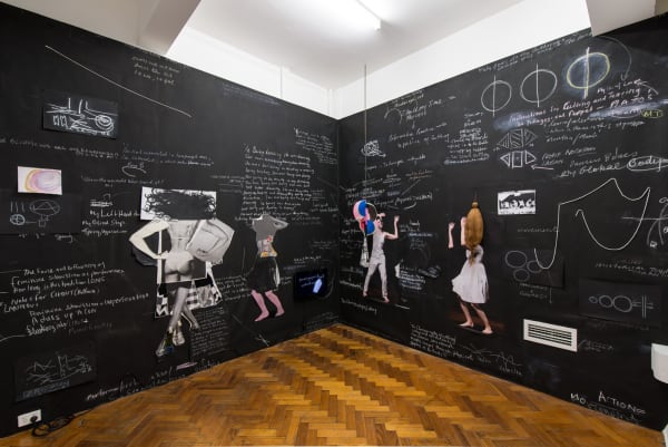 Sally Smart, The Choreography of Cutting (The Pedagogical Puppet Projects), 2017 Installation view Photo: Aaron Rees