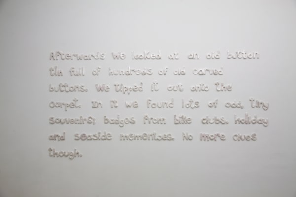 Kate Daw, In Between Days, 2011 Installation view