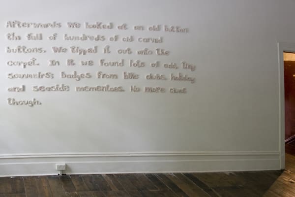 Kate Daw, In Between Days, 2011 Installation view