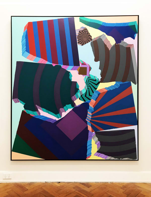 BRYAN SPIER Electric Paintings, 2019 Installation view