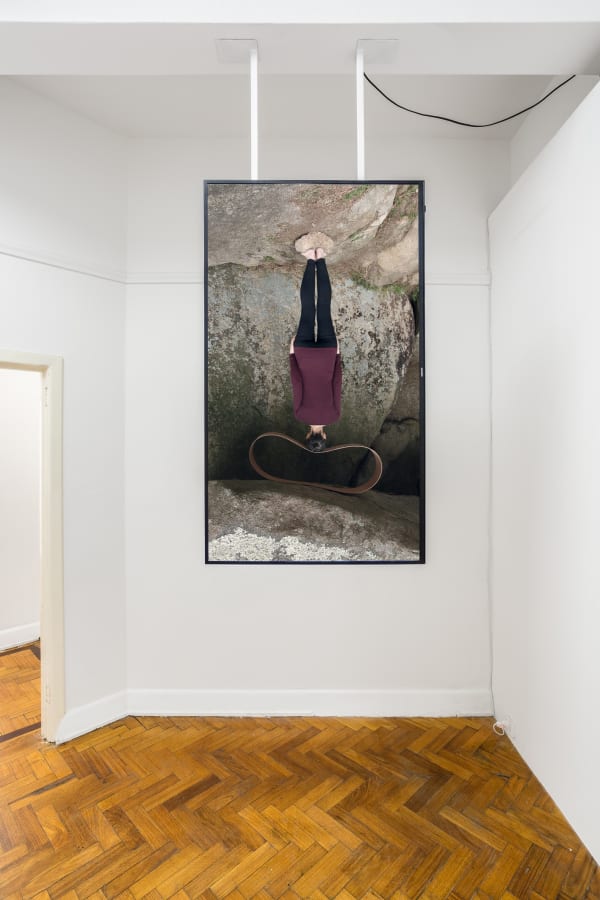 Simone Slee, Rocks happy to help, hold down, 2017, installation view, Sarah Scout Presents