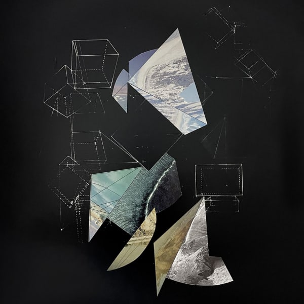 Izabela PLUTA Shadowing matrix (detail) 2024 pigment ink-jet print; paper collage on gelatin silver print 150.0 x 180.0 cm; 41.5 x 31.0 cm Museum of Australian Photography, City of Monash Collection MAPh 2024.16 courtesy of the artist and Gallery Sally Dan Cuthbert (Sydney)