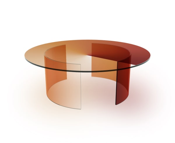 Rive Roshan Colour Dial Table, Red Light, 2020