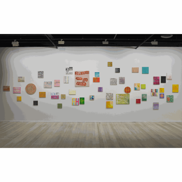 Fernando do Campo, 365 Daily Bird Lists (January 3rd 2019 – January 2nd 2020) 2019 – CAT Gallery installation view 2021 Photo: Rémi Chauvin