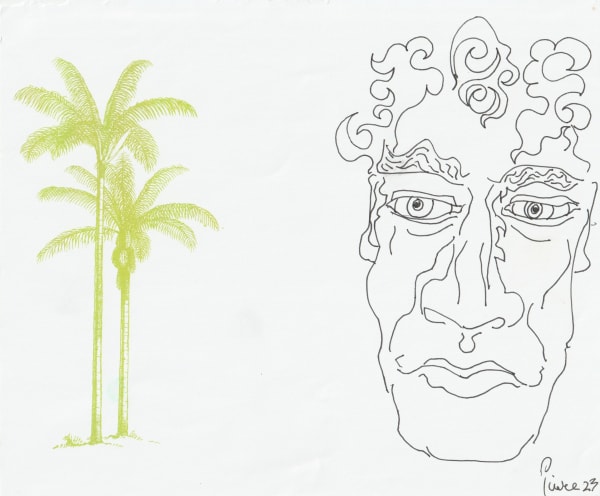 pen and pencil on paper 7 x 8.5 in.