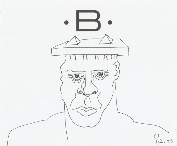 pen and pencil on paper 7 x 8.5 in.