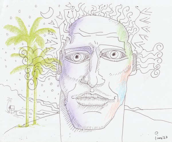 pen and pencil on paper 7 x 8.5 in.