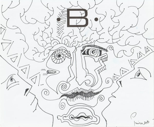 pen and pencil on paper 7 x 8.5 in.