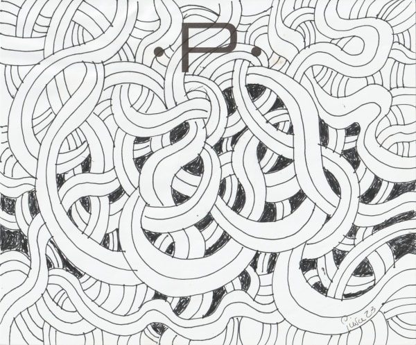 pen and pencil on paper 7 x 8.5 in.