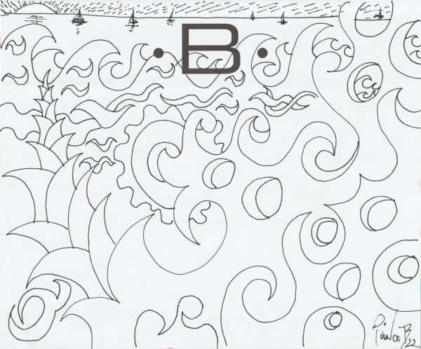 pen and pencil on paper 7 x 8.5 in.