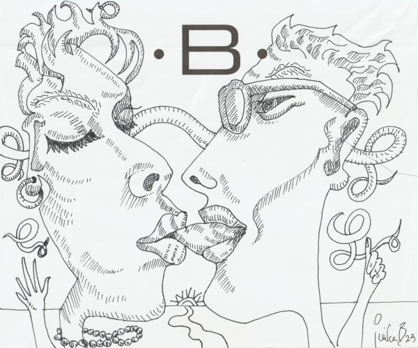 pen and pencil on paper 7 x 8.5 in.