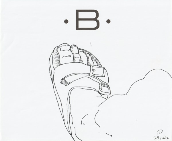 pen and pencil on paper 7 x 8.5 in.