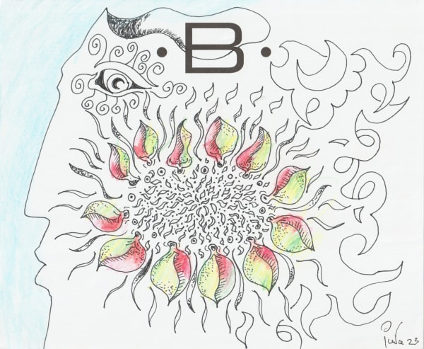 pen and pencil on paper 7 x 8.5 in.