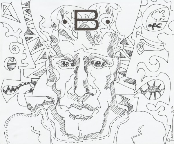 pen and pencil on paper 7 x 8.5 in.