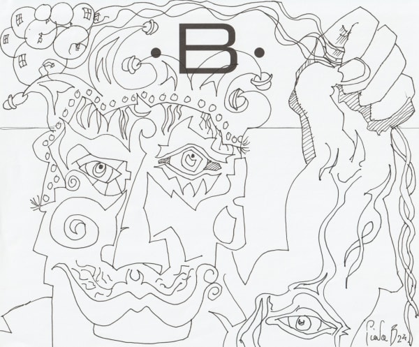 pen and pencil on paper 7 x 8.5 in.