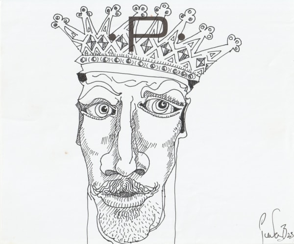 pen and pencil on paper 7 x 8.5 in.