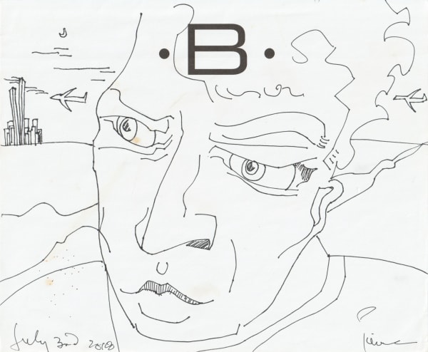 pen and pencil on paper 7 x 8.5 in.