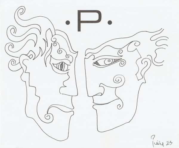 pen and pencil on paper 7 x 8.5 in.