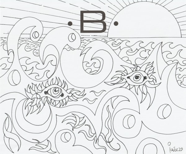 pen and pencil on paper 7 x 8.5 in.