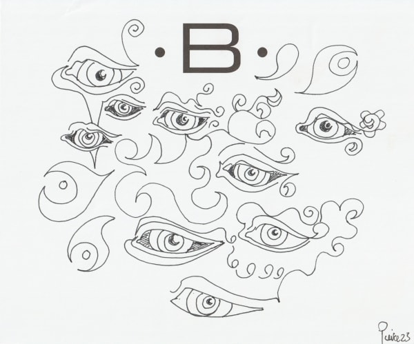 pen and pencil on paper 7 x 8.5 in.