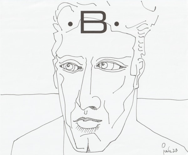 pen and pencil on paper 7 x 8.5 in.