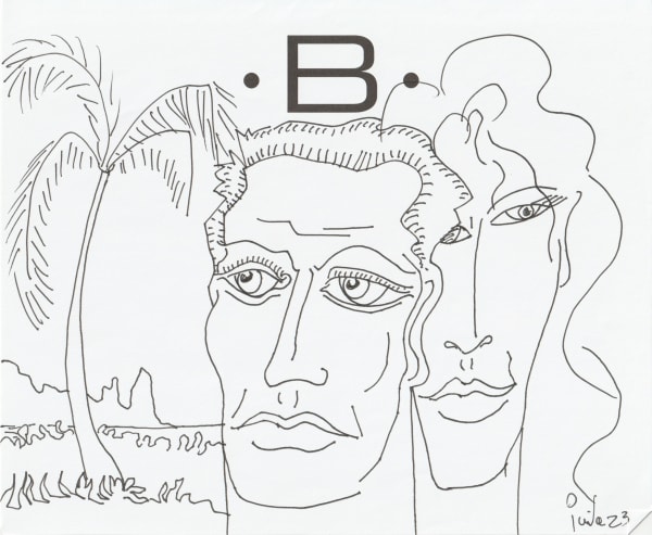 pen and pencil on paper 7 x 8.5 in.