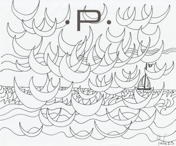 pen and pencil on paper 7 x 8.5 in.