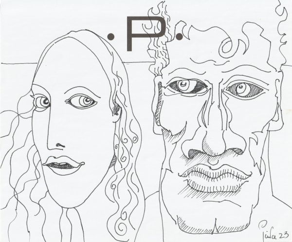 pen and pencil on paper 7 x 8.5 in.