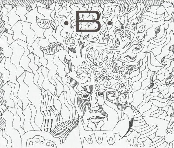 pen and pencil on paper 7 x 8.5 in.