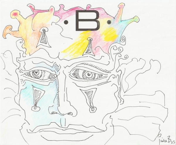 pen and pencil on paper 7 x 8.5 in.