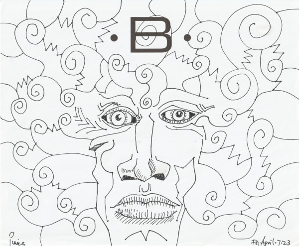 pen and pencil on paper 7 x 8.5 in.