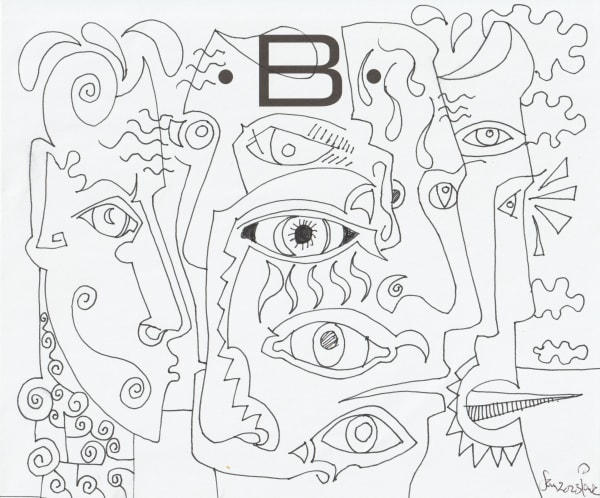 pen and pencil on paper 7 x 8.5 in.