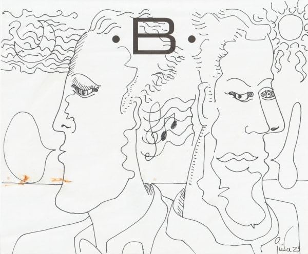 pen and pencil on paper 7 x 8.5 in.