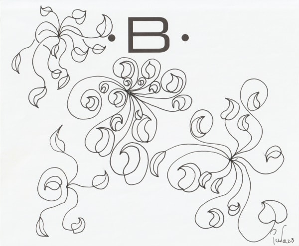 pen and pencil on paper 7 x 8.5 in.