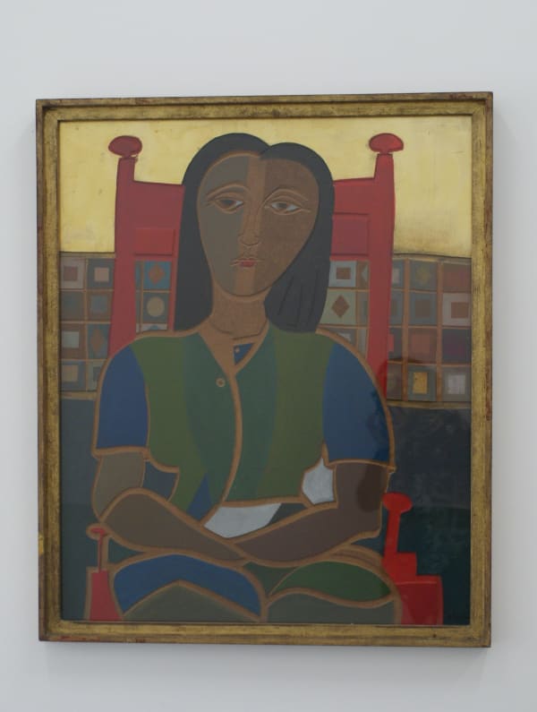 Ali Bellagha, La Chaise Rouge, 1988