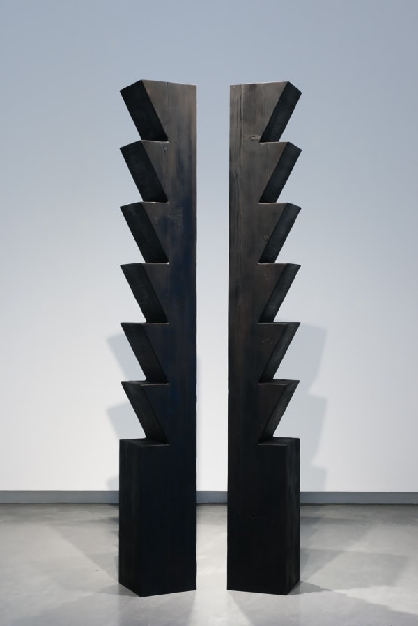 M'barek Bouhchichi, Etude pour un monument (Diptych), 2019