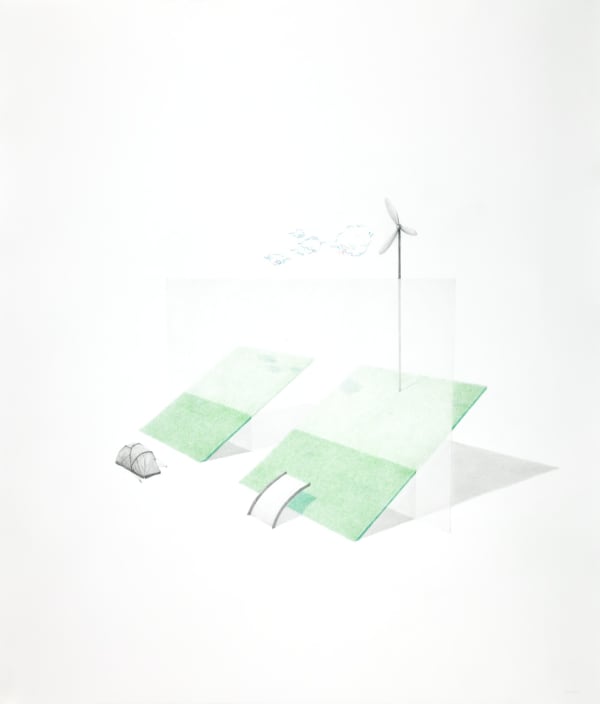 Massinissa Selmani, Une profondeur de ciel et de chemins #2, 2022