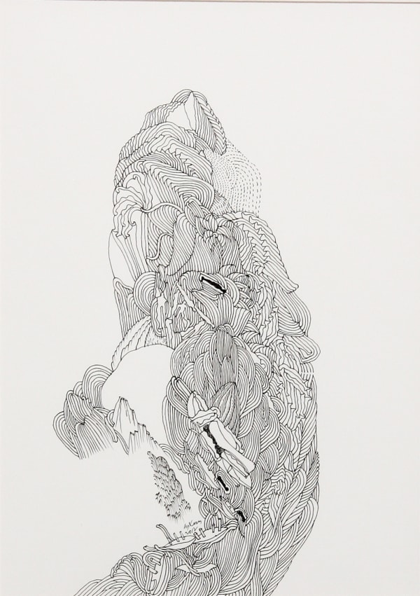 CHANDRAGUPTHA THENUWARA Harbour, 2012 Ink on paper 41 x 29 cm 16 1/8 x 11 3/8 in