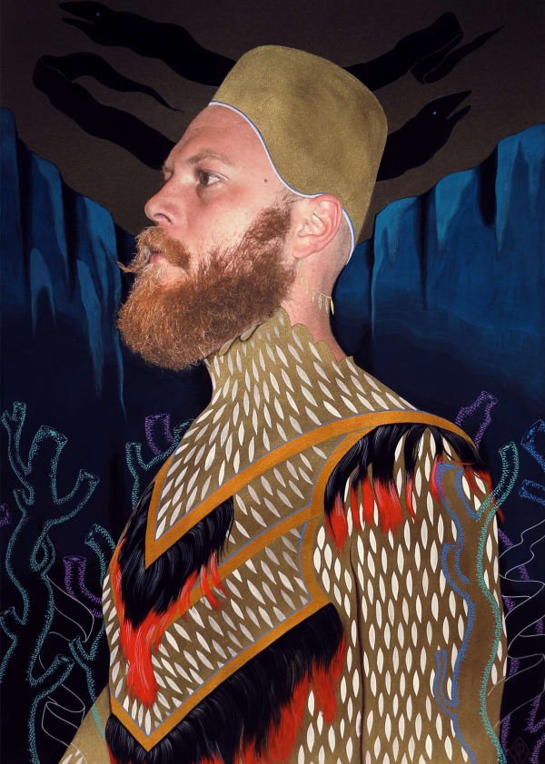 Rajini Perera David, 2015 Mixed Media on Inkjet Print 76 x 56 cm 29 7/8 x 22 in