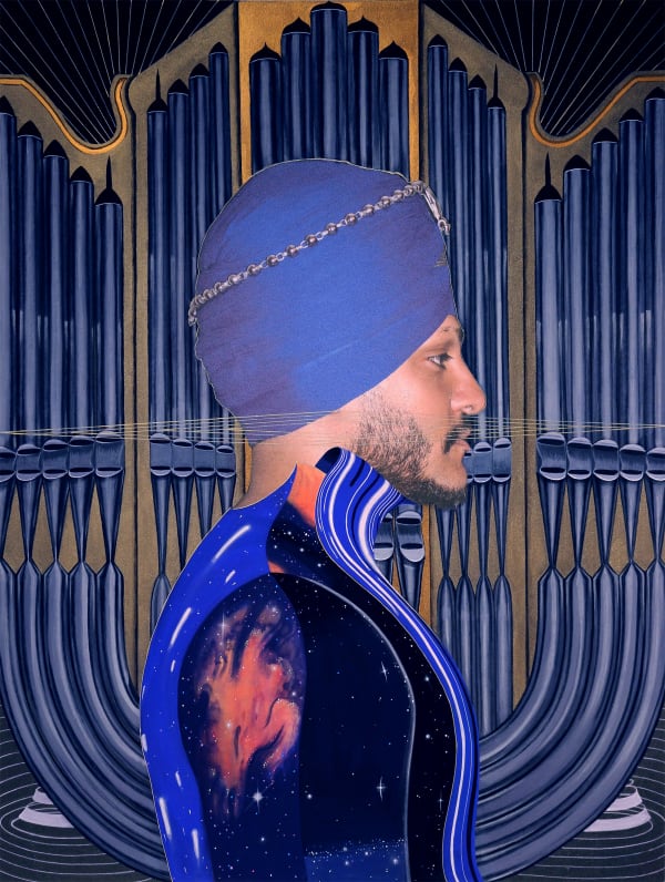 Rajini Perera Nep, 2015 Mixed Media on Inkjet Print 76 x 56 cm 29 7/8 x 22 in