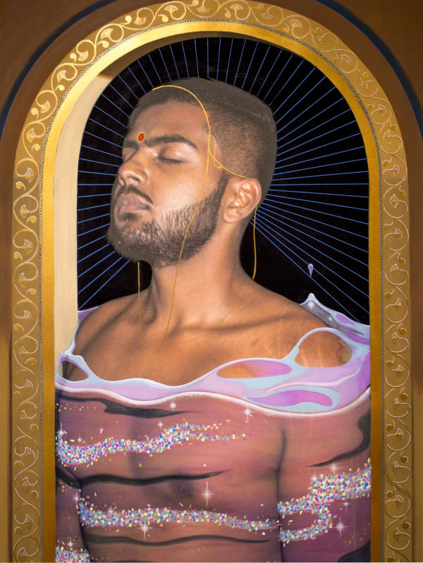 Rajni Perera Sunthar, 2015 Mixed Media on Inkjet Print 76 x 56 cm 29 7/8 x 22 in