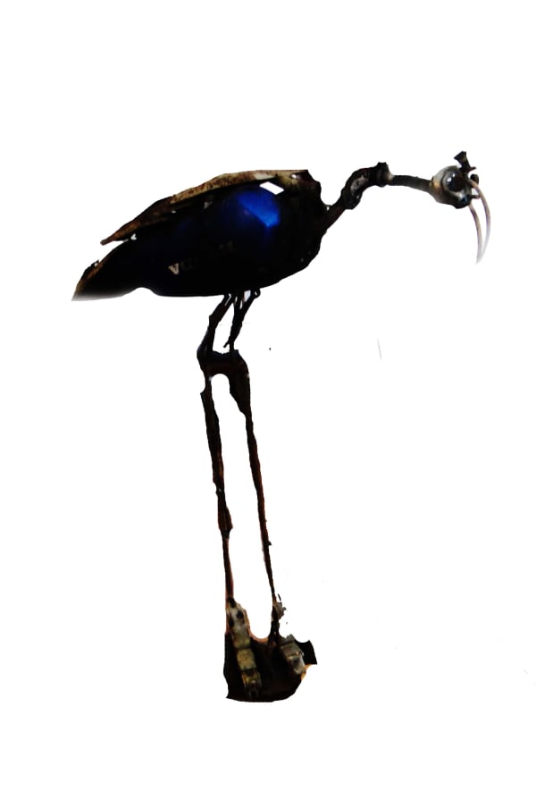 Prageeth Manohansa Black Stalk, 2010 Scrap Metal 137.2 x 33 x 109.2 cm 54 x 13 x 43 in