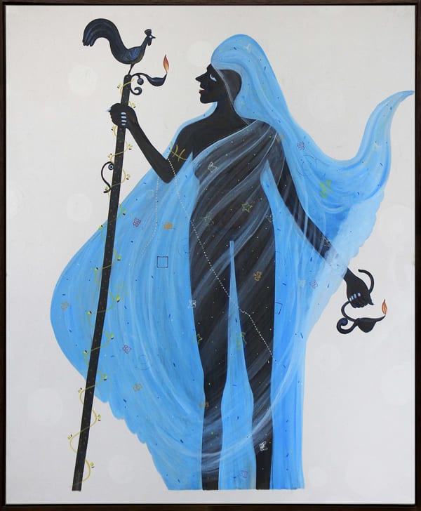 Sivasubramaniam Kajendran The Moon Under The Sea IV, 2025 Oil on Canvas 134 x 109 cm 52 3/4 x 42 7/8 in