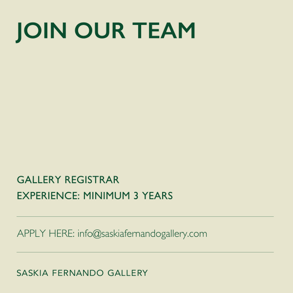 JOIN OUR TEAM | Gallery Registrar